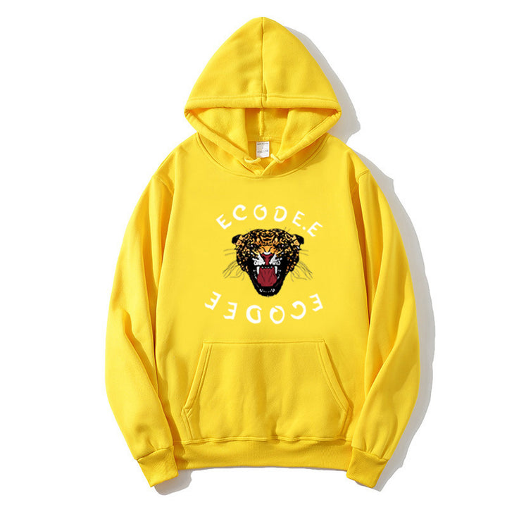 Damen Kapuzenpullover mit tigerartigem Grafikdesign Skjora