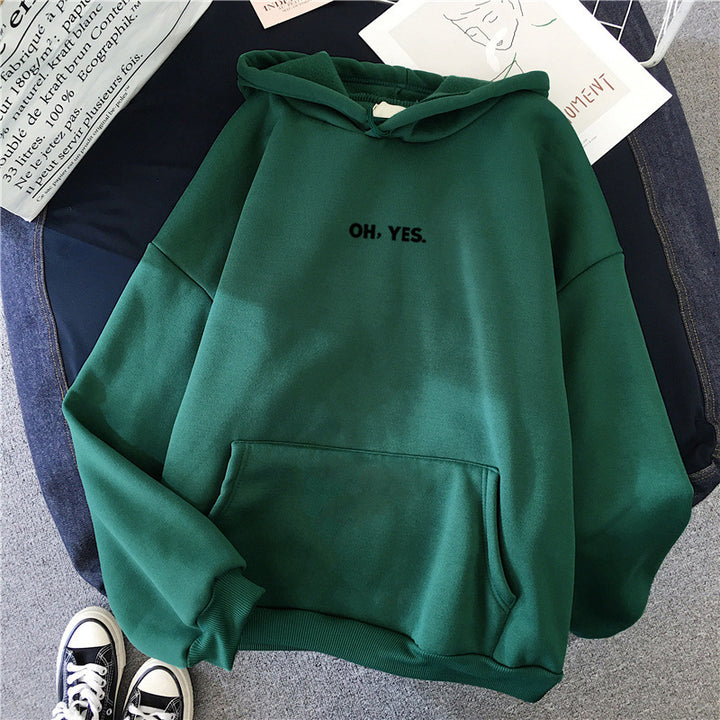 Kvinne Cozy Hoodie med Casual Print Skjora