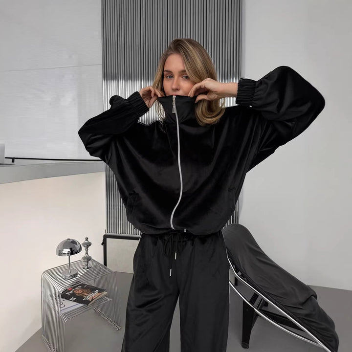 Damer sporty sateng treningsdrakt Skjora
