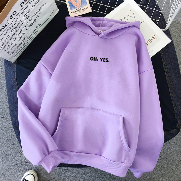 Kvinne Cozy Hoodie med Casual Print Skjora