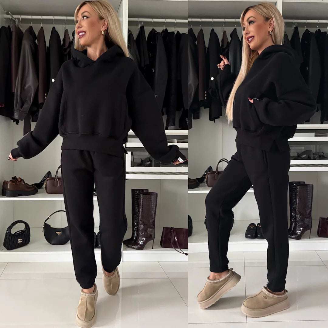 Dame casual hettegenser og joggebukse sett Skjora