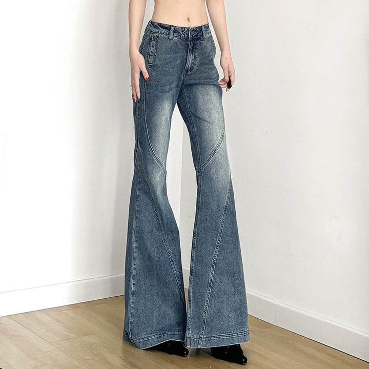 Dame Flared Jeans i individuell vintage-look med skandinavisk preg Skjora