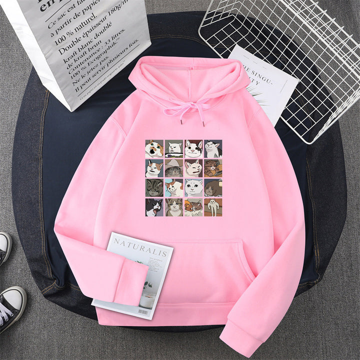 Kvinnes Sweatshirt med Dyremotiv Skjora