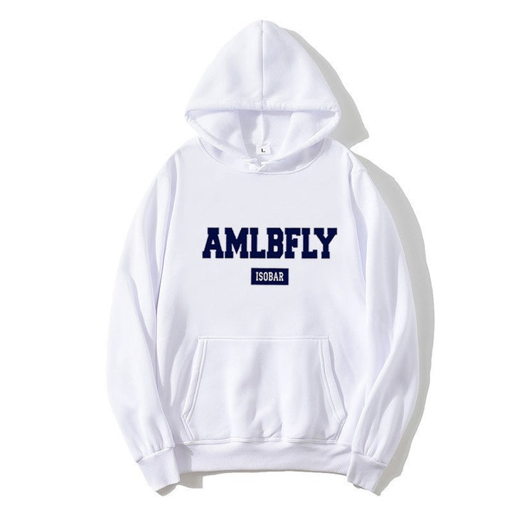 Damer Hoodie med moderne bokstavering Skjora