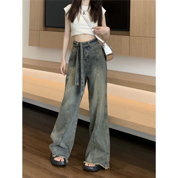 Kvinnenes vide jeans Skjora