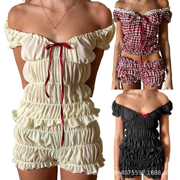 Dame Off-Shoulder Sommeroverall Skjora