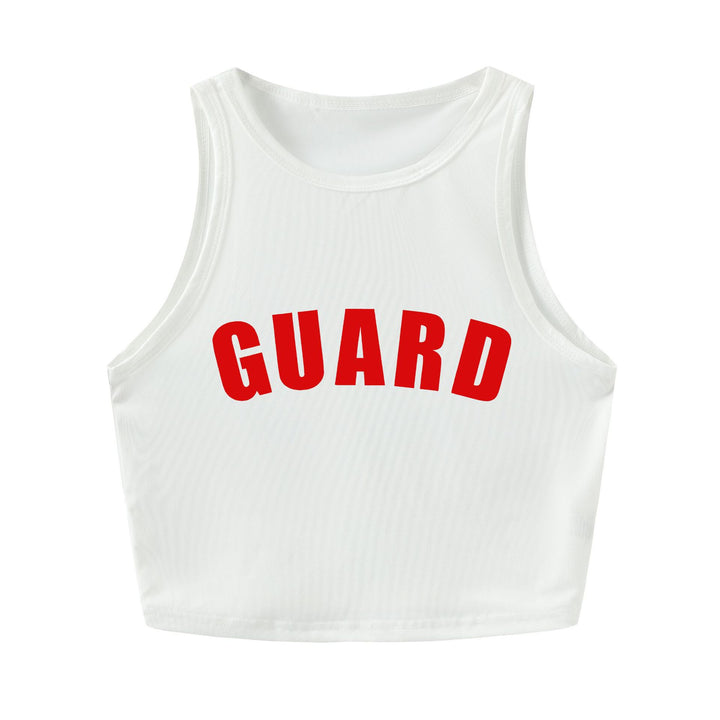 Women's Sporty Two-Piece Set with Cropped Tank Top and Shorts Skjora