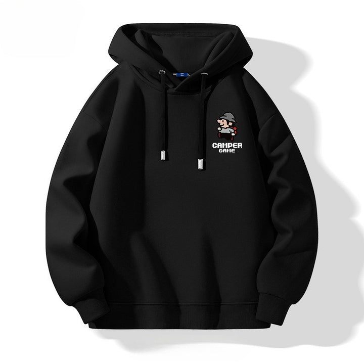 Kvinnes hettegenser med kreativt gamingmotiv Skjora