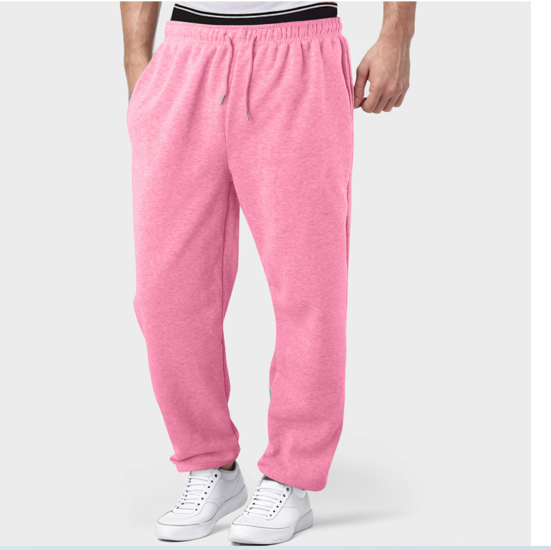 Herre komfortable joggebukser med elastisk liv og sidelommer Skjora