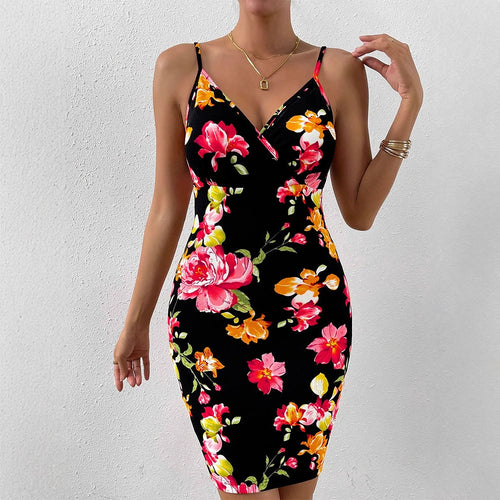 Dame Floral Wrap Dress Skjora