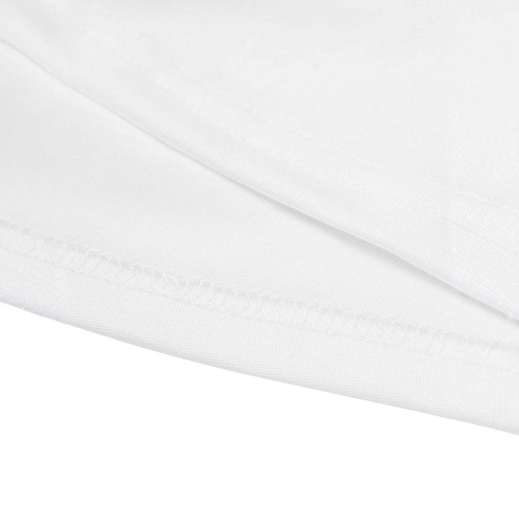 Dame Crop-T-skjorte med frekke kirsebærmotiv og leken kunstnerisk design Skjora