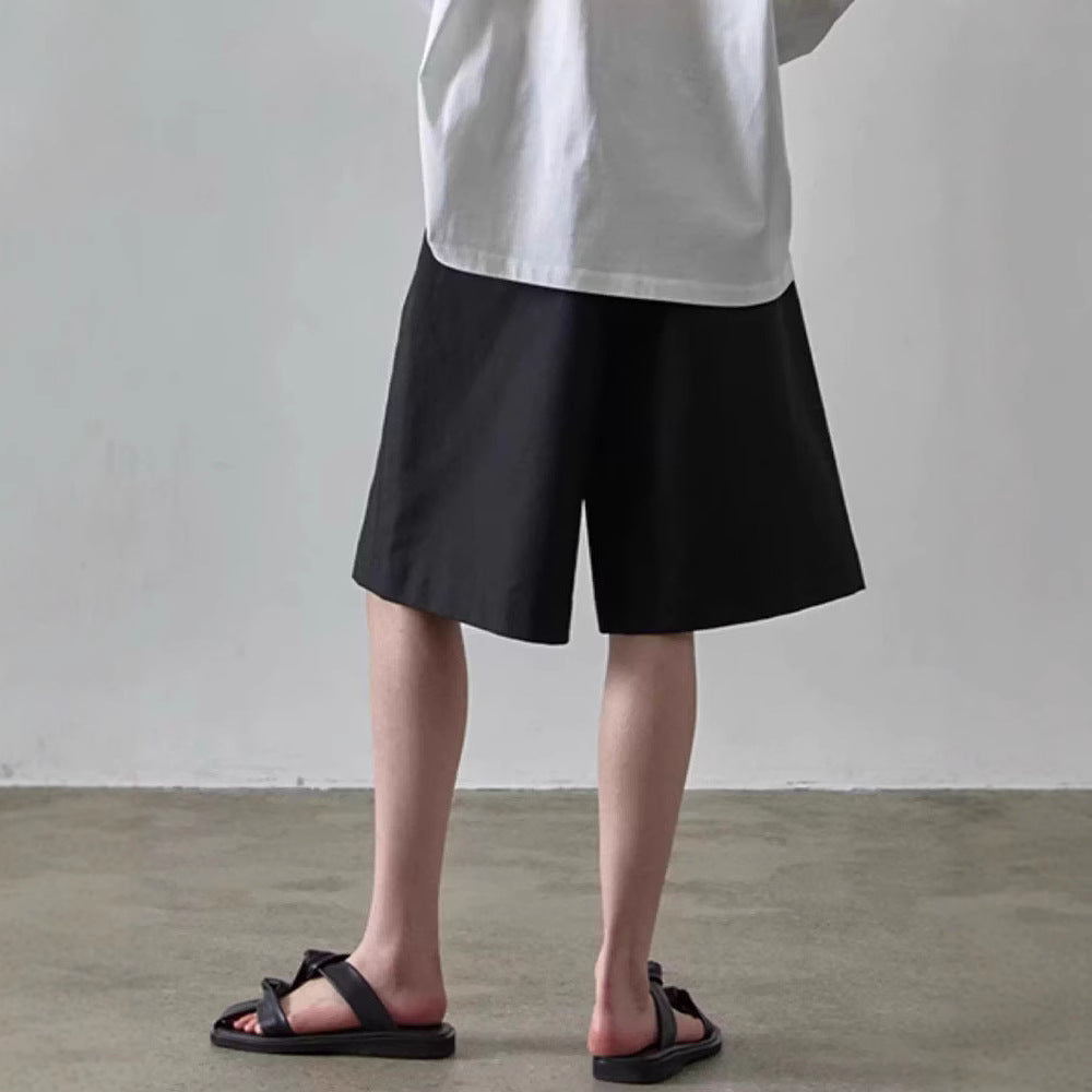Dame elegante og komfortable vide stoff-shorts Skjora