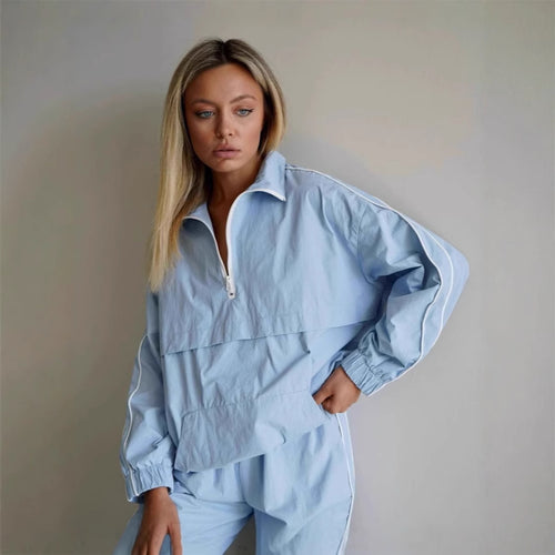 Women's sports jacket with stand-up collar and half-zip Skjora