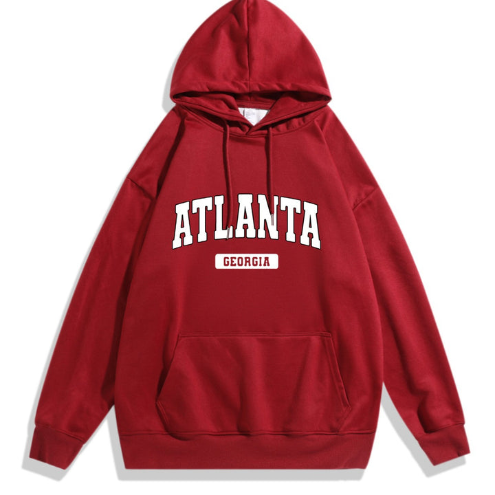 Damen Kapuzenpullover mit stylischem Atlanta-Print Skjora