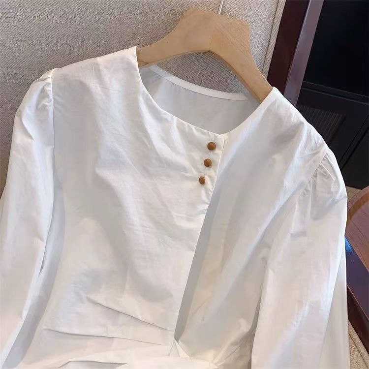 Dameskjorte med elegant sløyfe Skjora