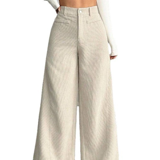 Women's Loose Corduroy Trousers Skjora