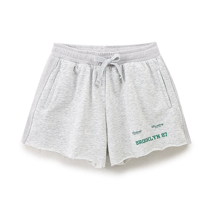 Dame avslappede fritidsshorts med elastisk linning og praktiske lommer Skjora