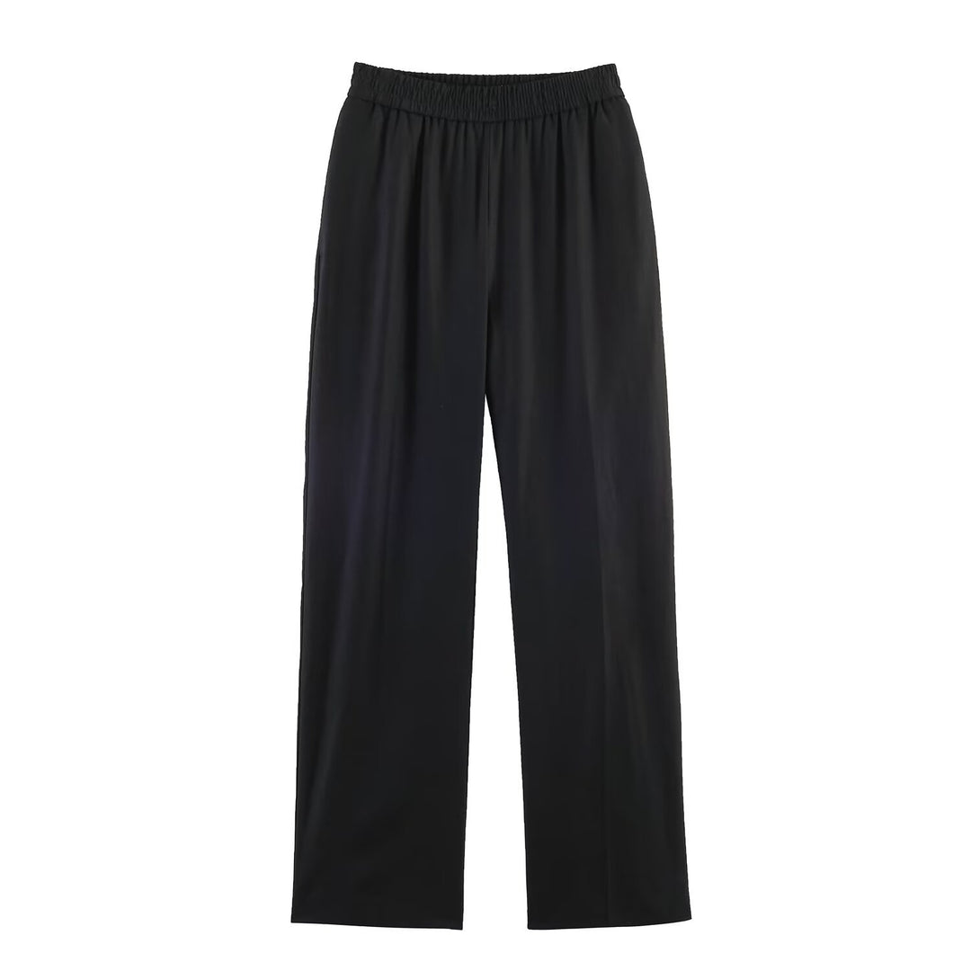 Damer elegant løs Culotte med elastisk linning Skjora
