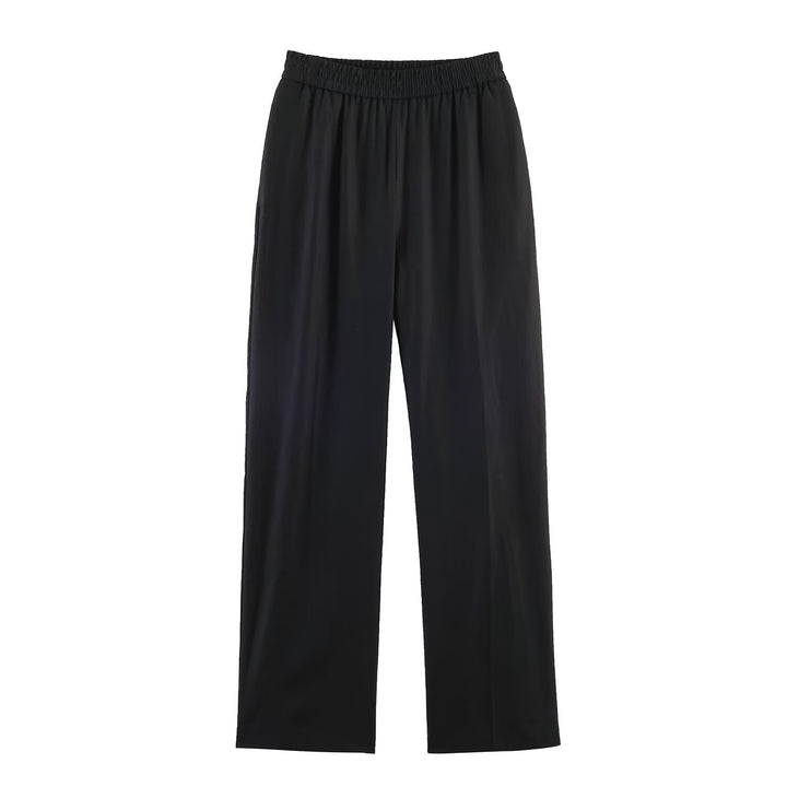 Damer elegant løs Culotte med elastisk linning Skjora