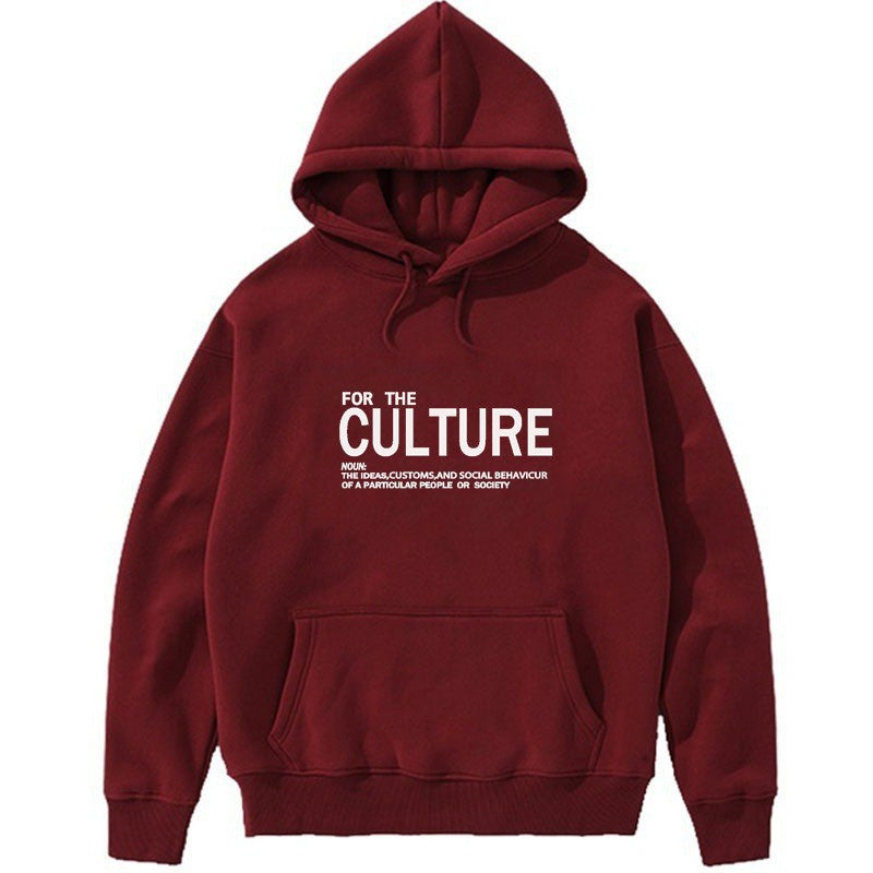 Damer hoodie med inspirerende kulturell trykk Skjora