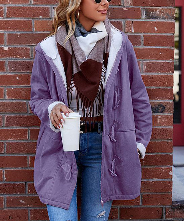 Women's comfortable and stylish outdoor jacket with fleece lining and adjustable drawstring Skjora