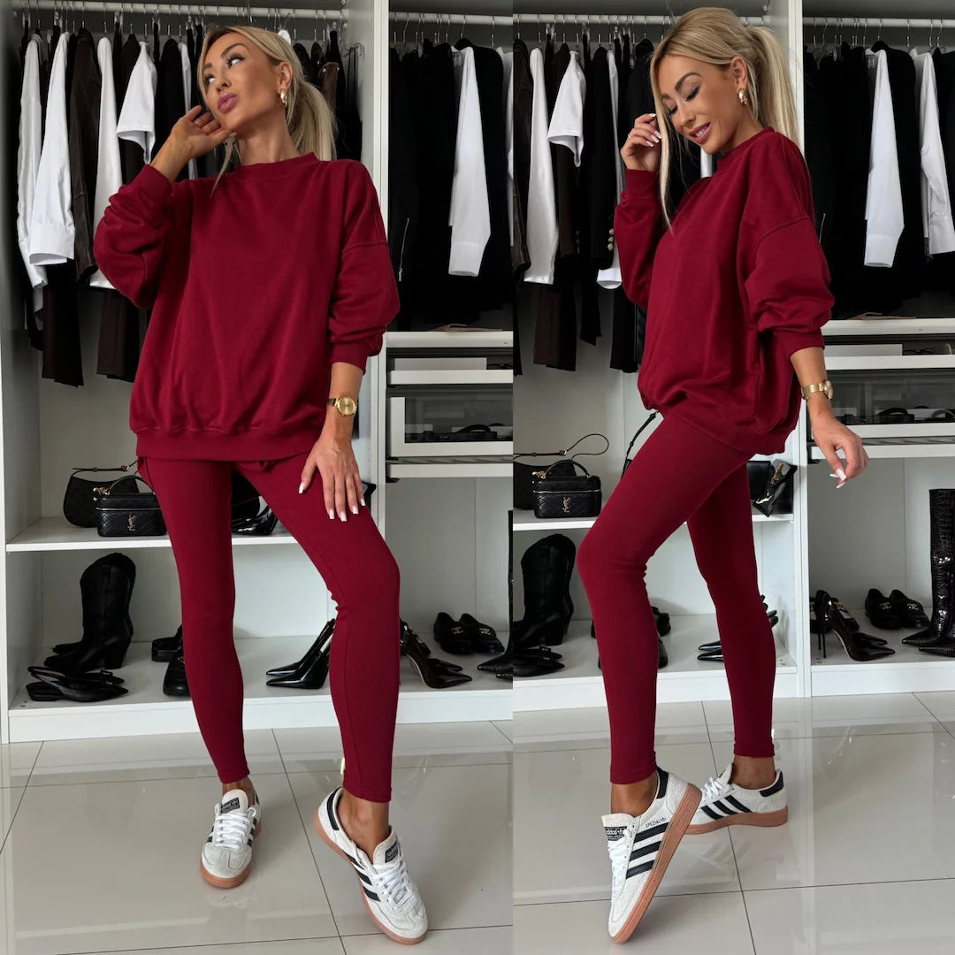 Dame Komfortabel Oversized Sweatshirt med Moderne Snitt Skjora