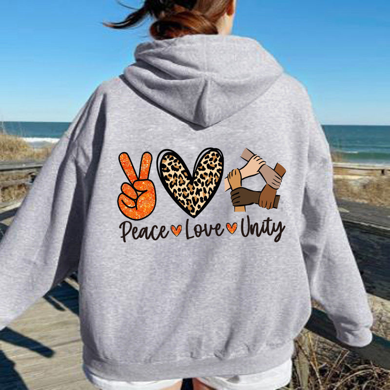 Damegenser med høykvalitets Peace-Love-Unity design Skjora