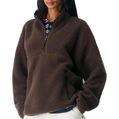 Kvinne Fleece Genser Skjora