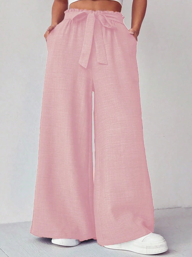 Women Wide Leg Pants Skirt