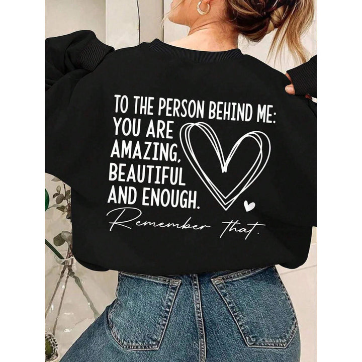 Dame sweatshirt med inspirerende design og avslappet passform Skjora