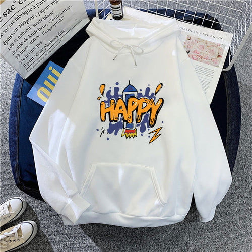 Ladies' Hoodie with Vibrant Graphic Design Skjora