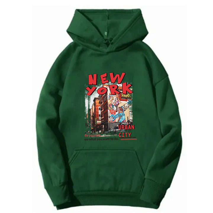 Damen Kapuzenpullover mit urbanem New York-Design Skjora