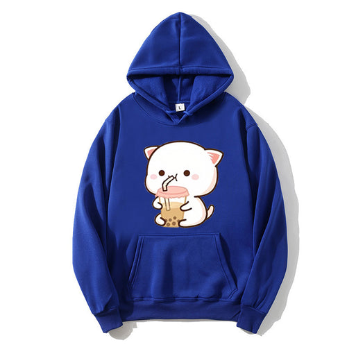 Damen Kapuzenpullover mit süßem Tiermotiv Skjora