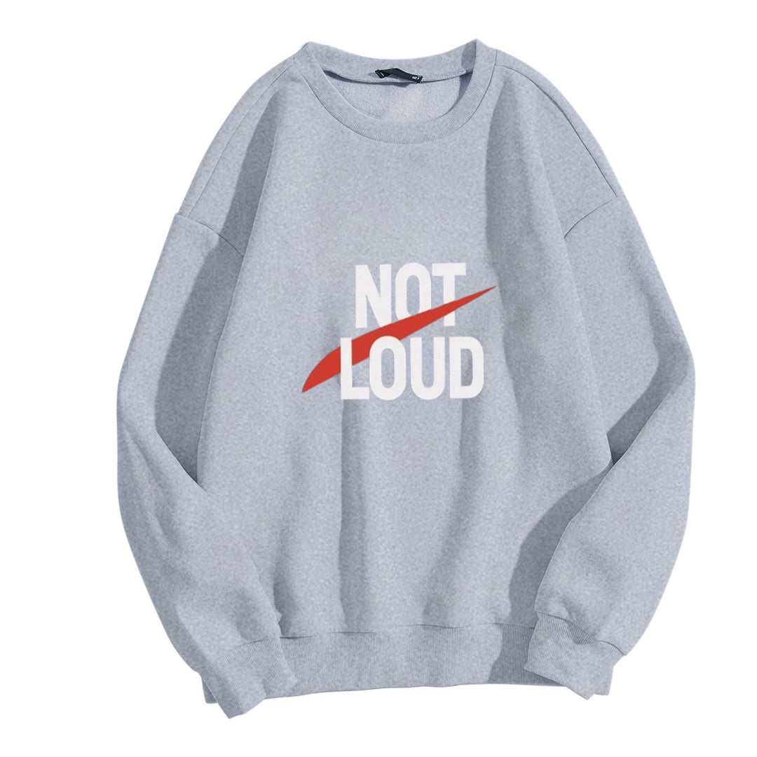 Damegen Sweatshirt med kreativt påskrift Skjora