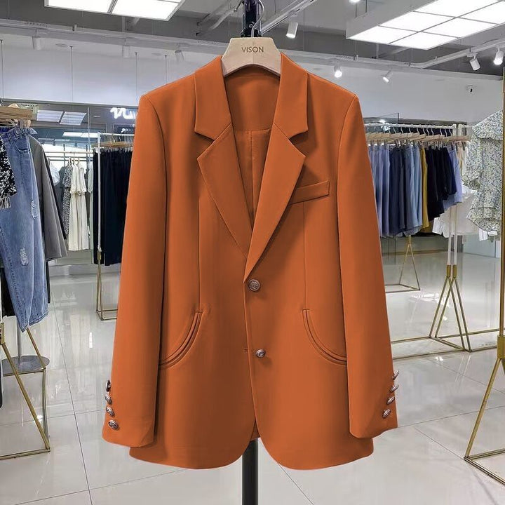 Dame Designer Blazer med elegant snitt Skjora