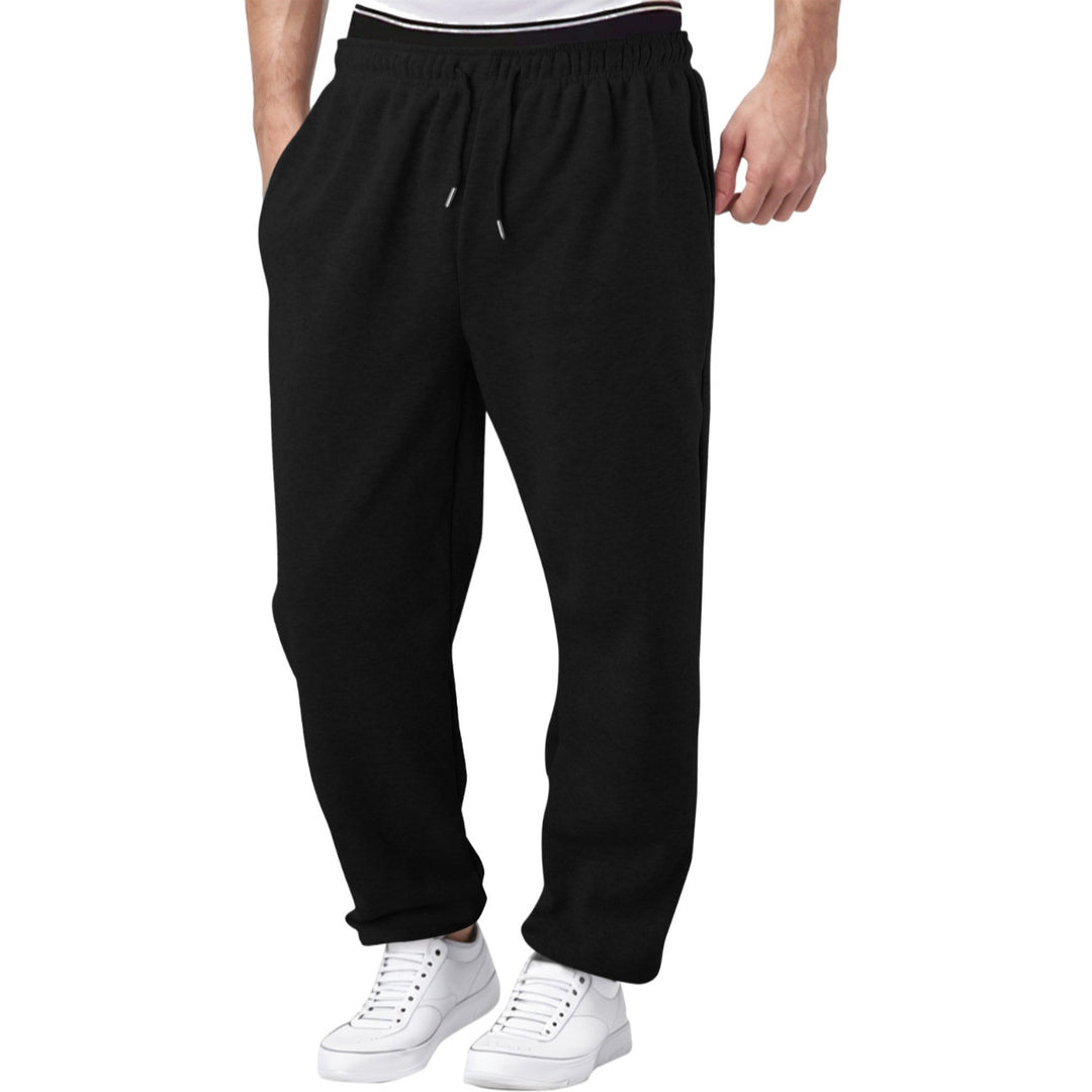 Herre komfortable joggebukser med elastisk liv og sidelommer Skjora
