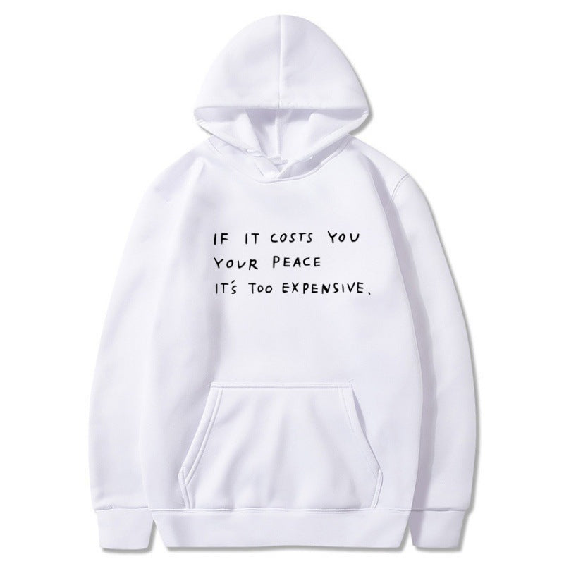 Dame hoodie med inspirerende sitat og komfortabel passform Skjora