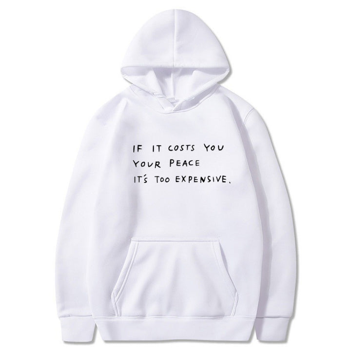 Dame hoodie med inspirerende sitat og komfortabel passform Skjora