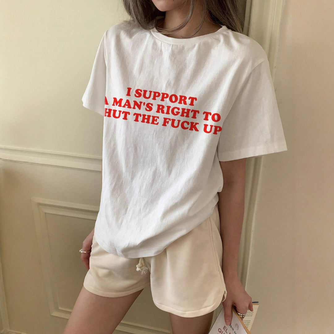 Damer oversized Bachelorette T-skjorte med eksklusiv print Skjora