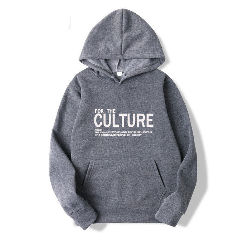 Damer hoodie med inspirerende kulturell trykk Skjora