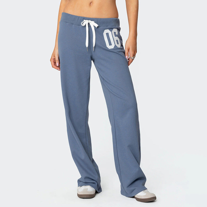 Dame casual joggebukser med elastisk linning og sidelommer Skjora