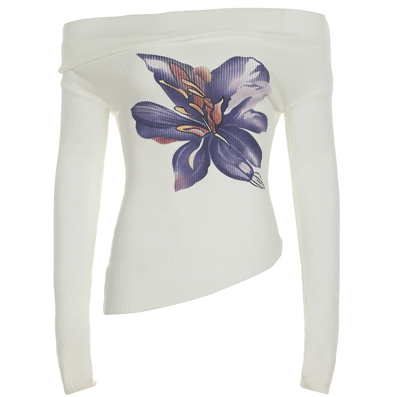 Dame Maxi-skjørt med blomsterdesign Skjora