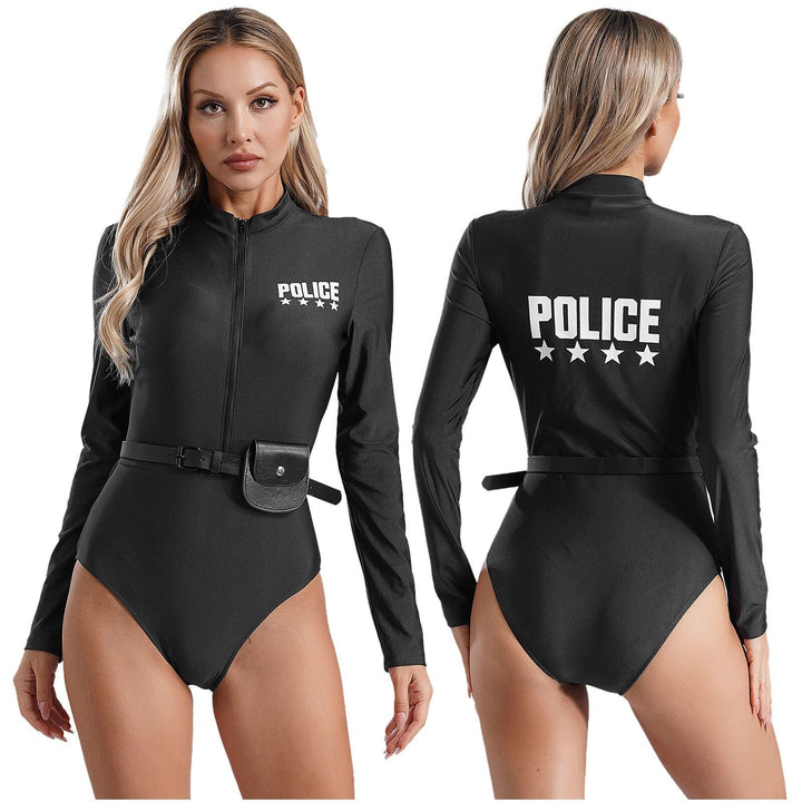 Dame Politisk Costume med figurnærende snitt og praktisk tilbehør Skjora
