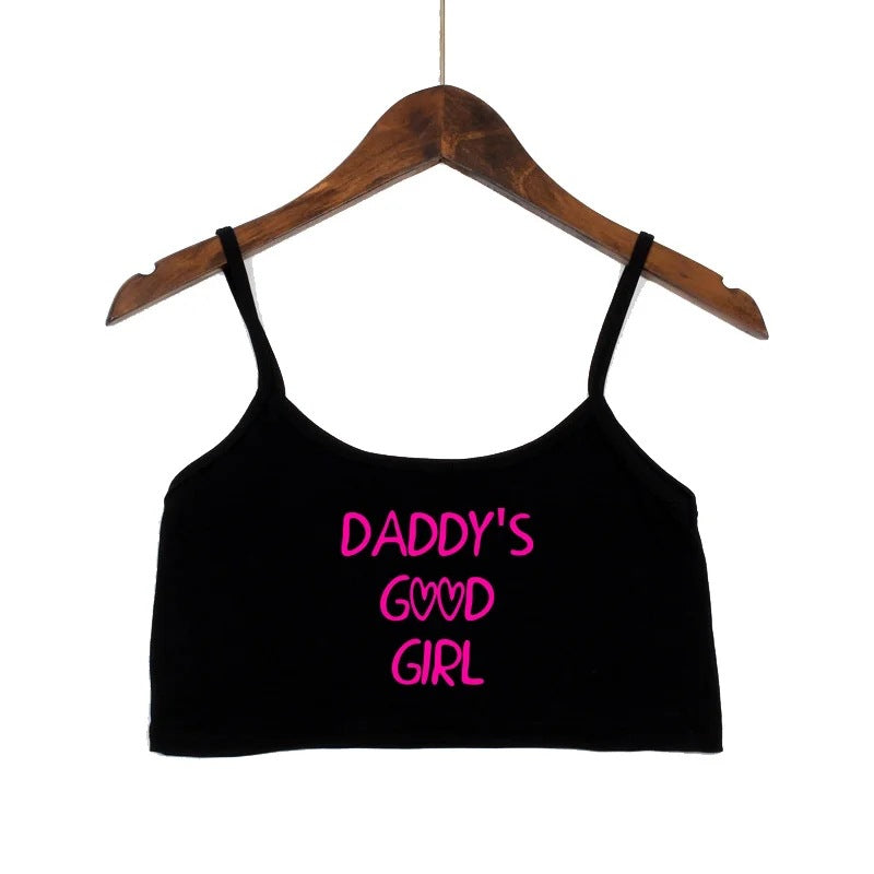 Damer moteriktig Crop-Top med dekorerte stropper Skjora