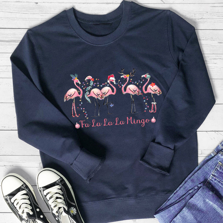 Damegenser med original flamingo-motiv og avslappet snitt Skjora