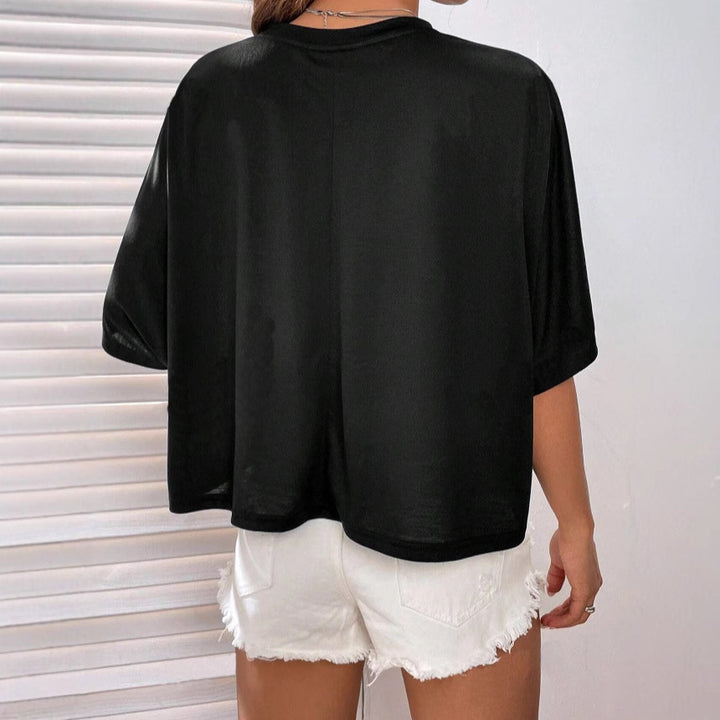 Damer Crop-Top med løs passform Skjora