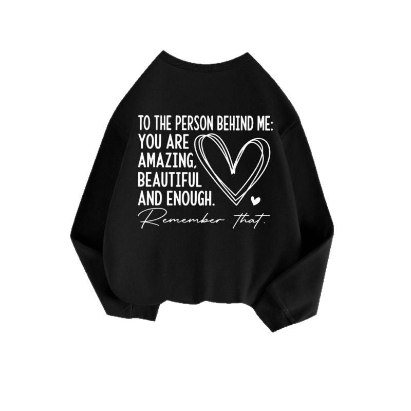 Dame sweatshirt med inspirerende design og avslappet passform Skjora