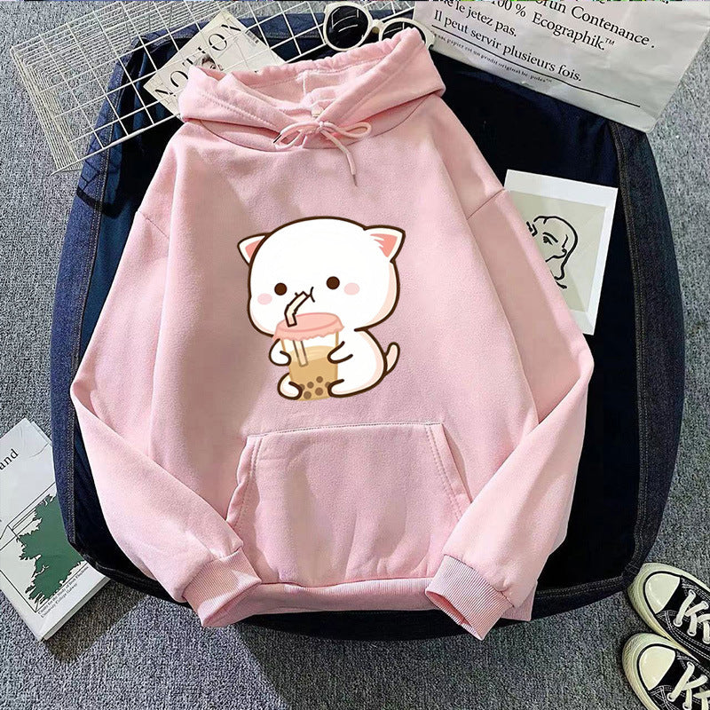 Damen Kapuzenpullover mit süßem Tiermotiv Skjora