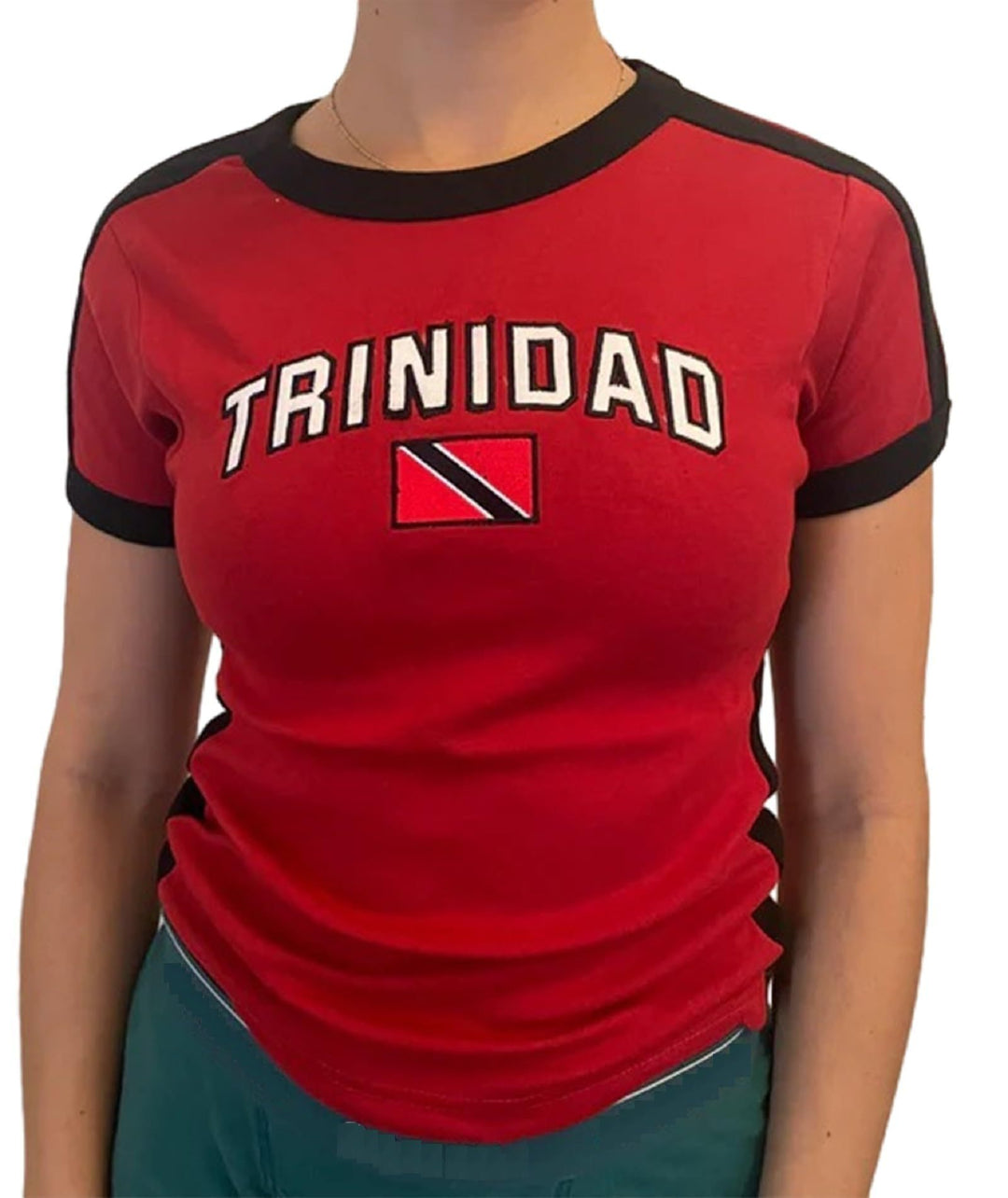 Dame Sport T-skjorte med Ecuador-motiv Skjora