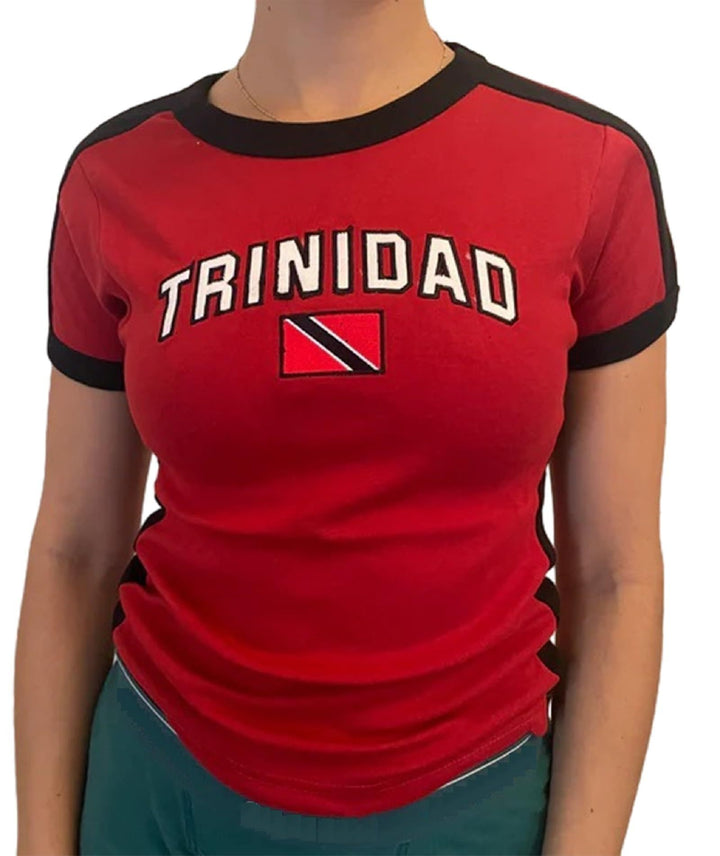 Dame Sport T-skjorte med Ecuador-motiv Skjora